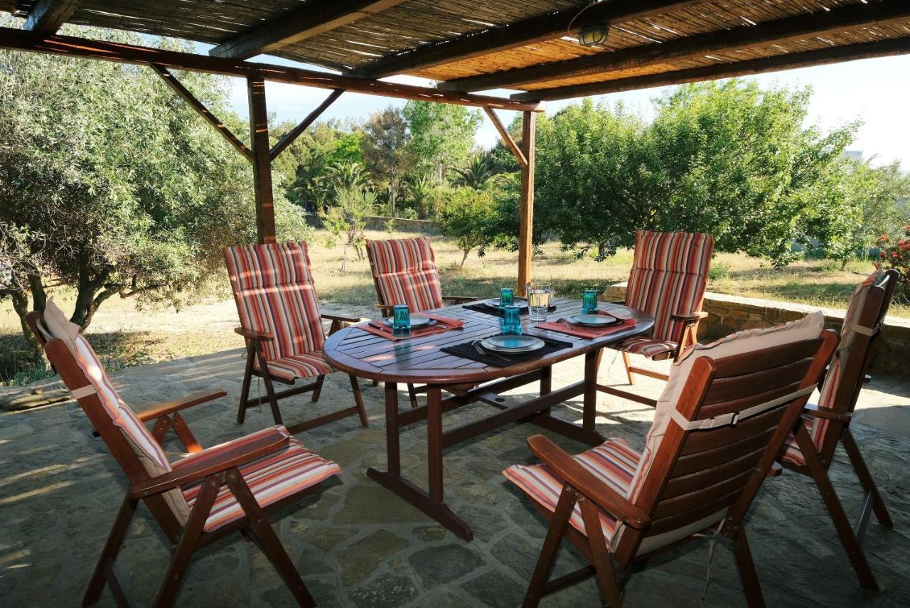 Вилла Limnos Stone House Kalliopi Экстерьер фото