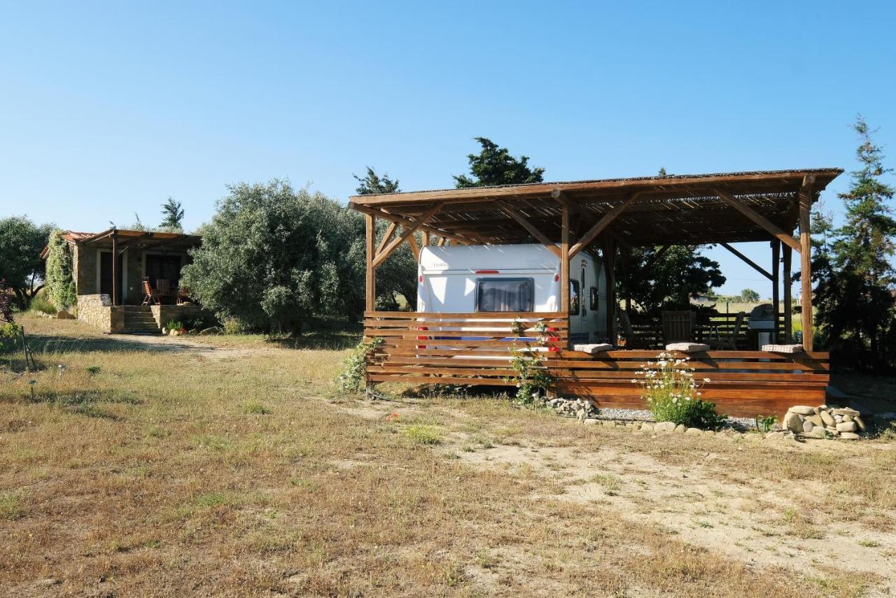 Вилла Limnos Stone House Kalliopi Экстерьер фото